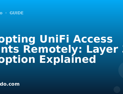 Adopting UniFi Access Points Remotely: Layer 3 Adoption Explained