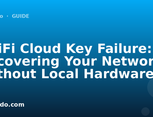 UniFi Cloud Key Failure: Recovering Your Network Without Local Hardware